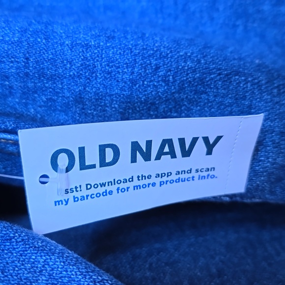 NWT Old Navy cropped trucker jacket in dark wash size medium - Picture 5 of 14